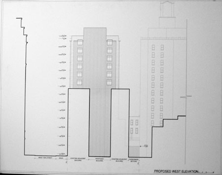 P7100027- Proposed West Elevation